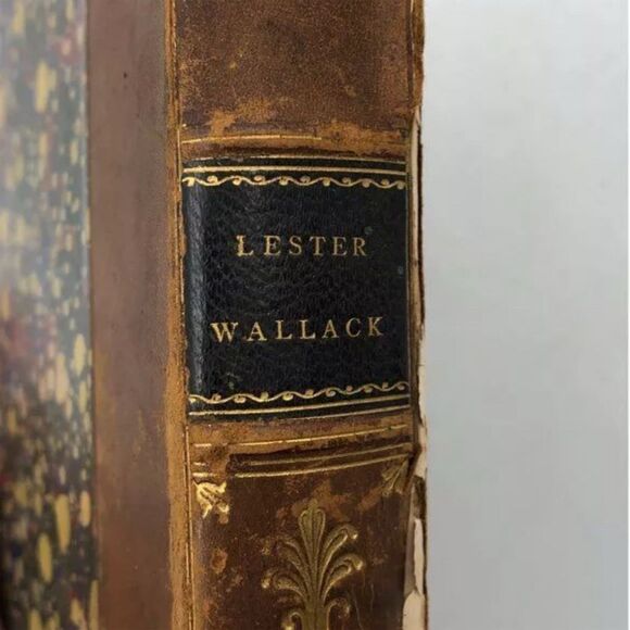 Lester Wallack Memoirs 1889 Hardcover Theater History Original Book - Picture 1 of 2
